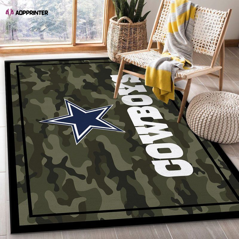 dallas cowboys rug living room floor decor fan gifts 57