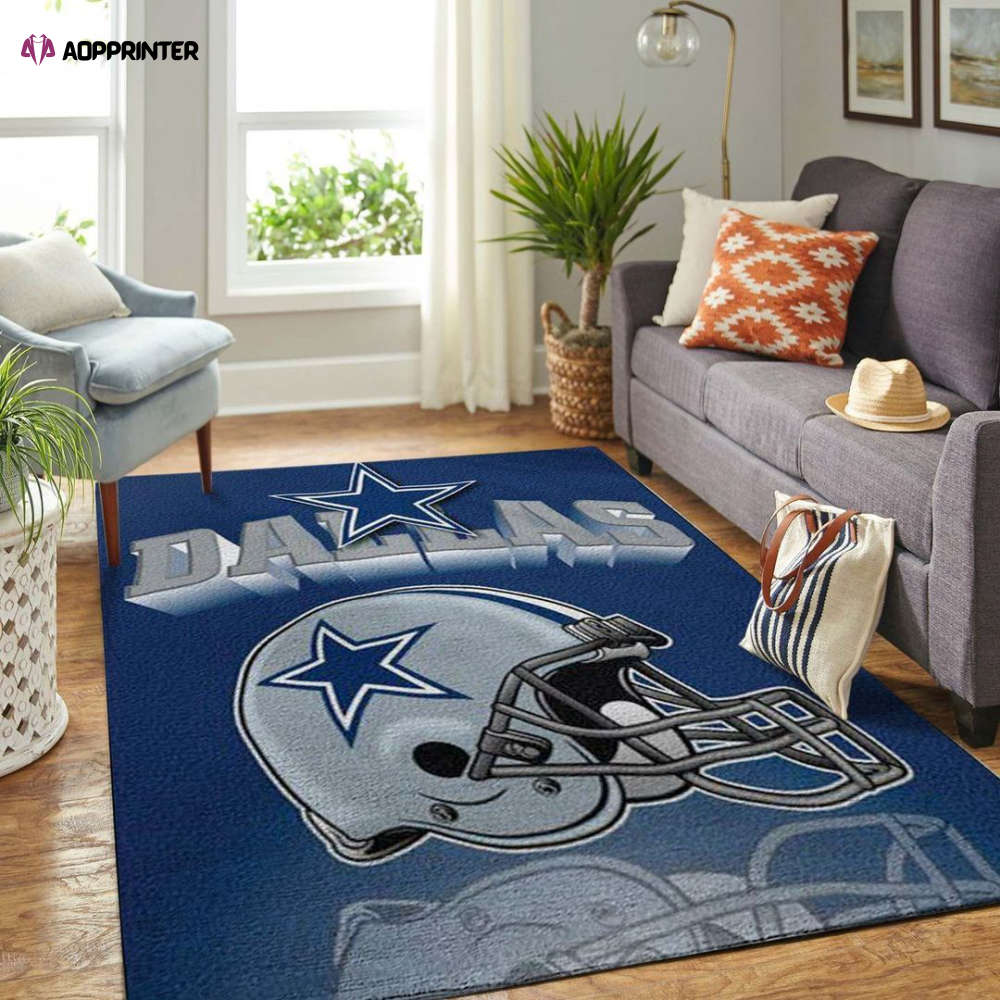 dallas cowboys rug living room floor decor fan gifts 64