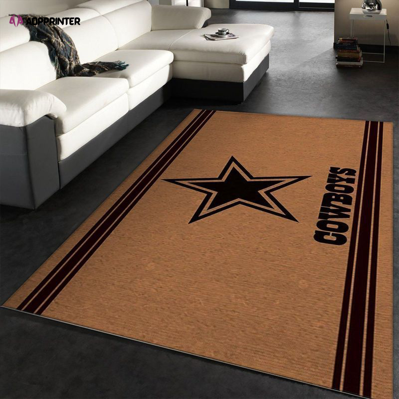 dallas cowboys rug living room floor decor fan gifts 78