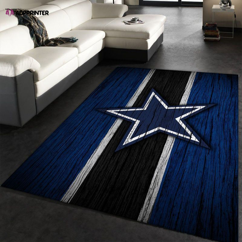 dallas cowboys rug living room floor decor fan gifts 83