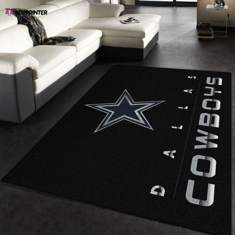 dallas cowboys rug living room floor decor fan gifts 9