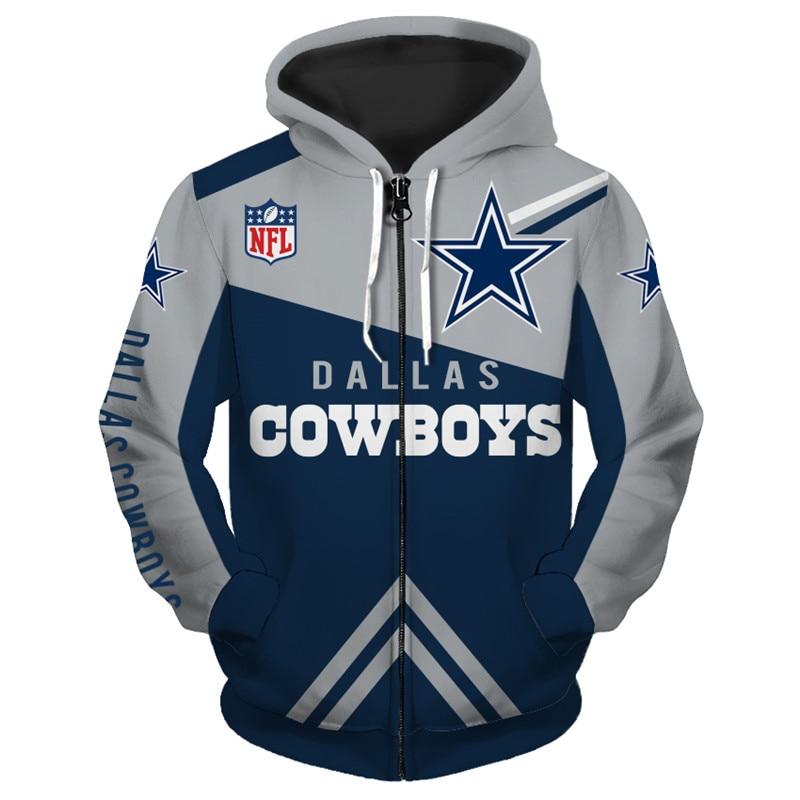 dallas cowboys zip up hoodies 3d sweatshirt long sleeve sweatshirt 1000x