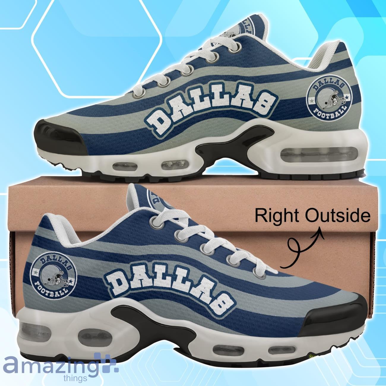 dallas football air cushion shoes