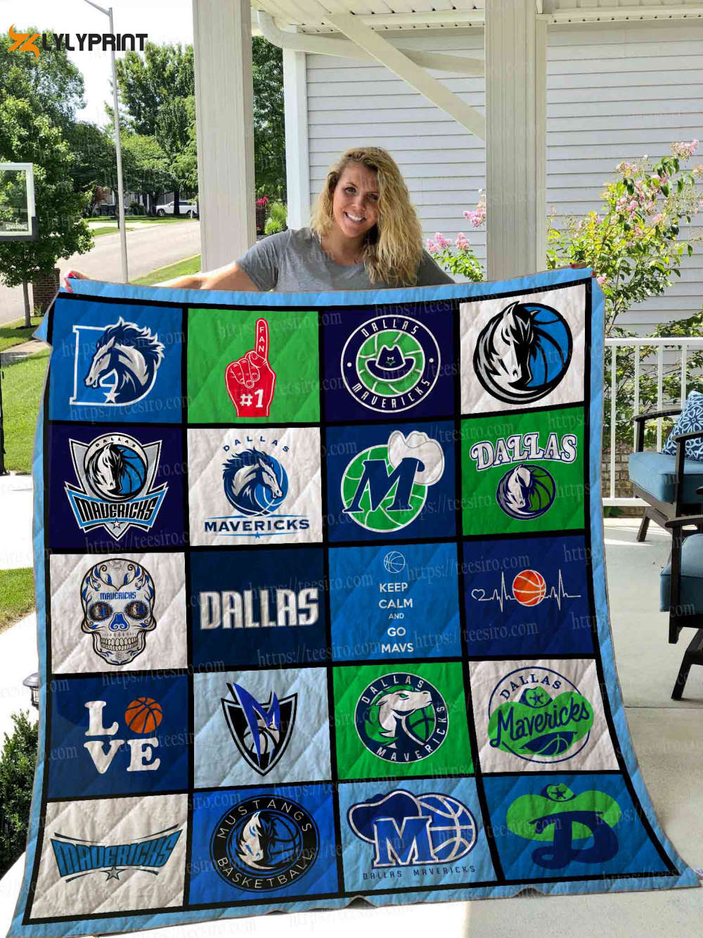 dallas mavericks 1 quilt blanket for fans home decor gift