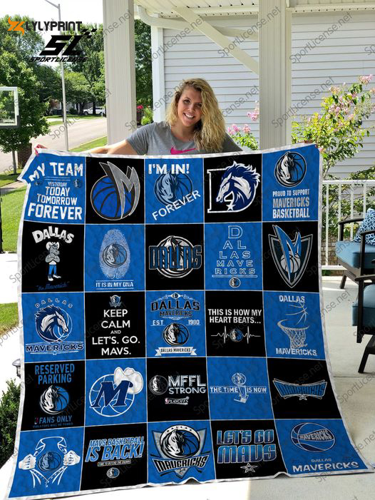 dallas mavericks 2 quilt blanket