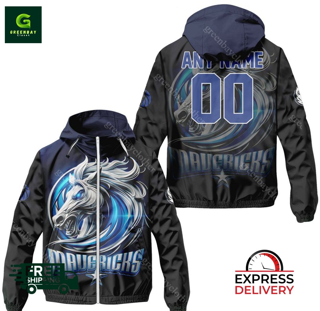 dallas mavericks nba personalized windbreaker jacket 1 XxWgD