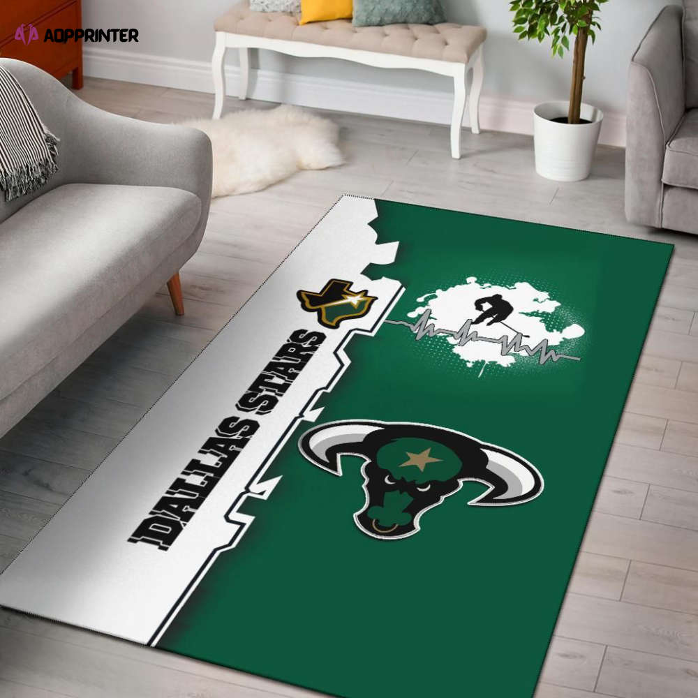 dallas stars rug living room floor decor fan gifts 18