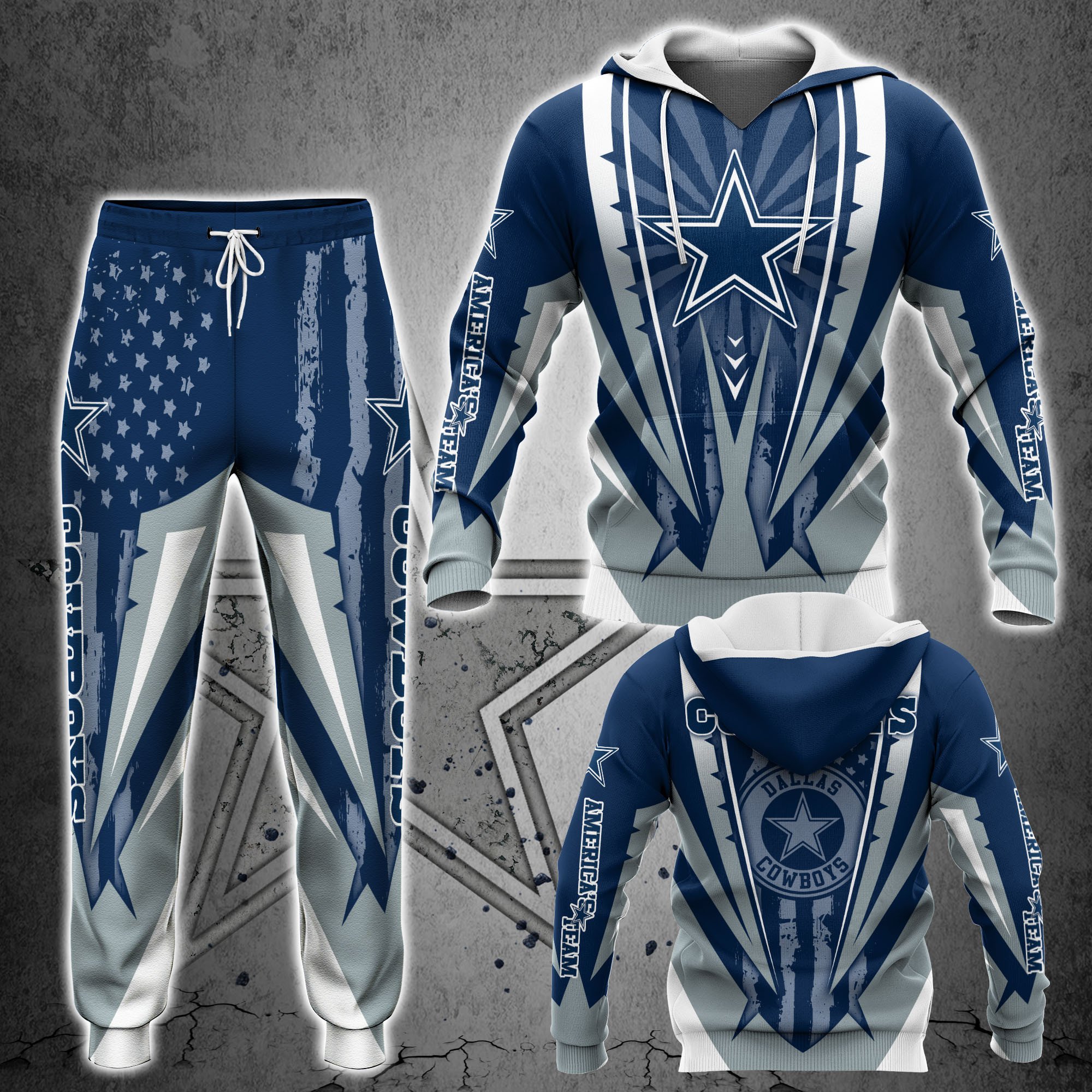 dallas cowboys nfl hoodie and jogger for sports enthusiasts na25472 g4kfc3ptus