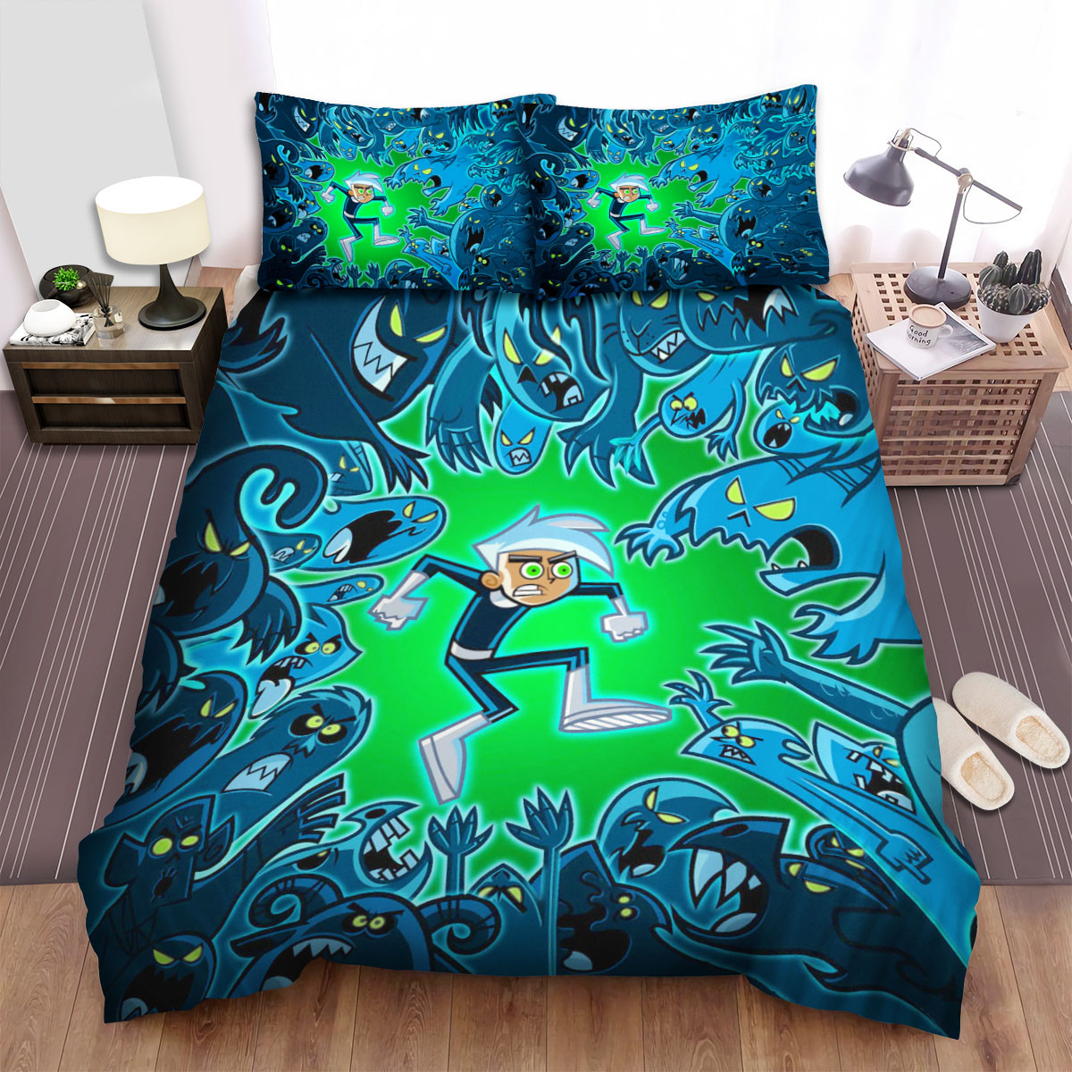 danny phantom surrounded by ghosts duvet cover bedroom sets comfortable bedding sets x7jsp