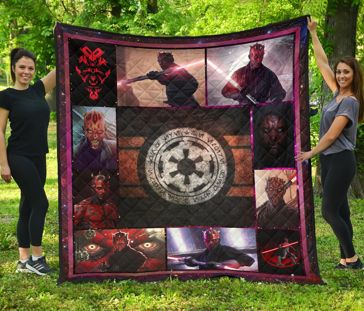 darth maul star wars premium quilt blanket movie home decor custom for fans 9md5v