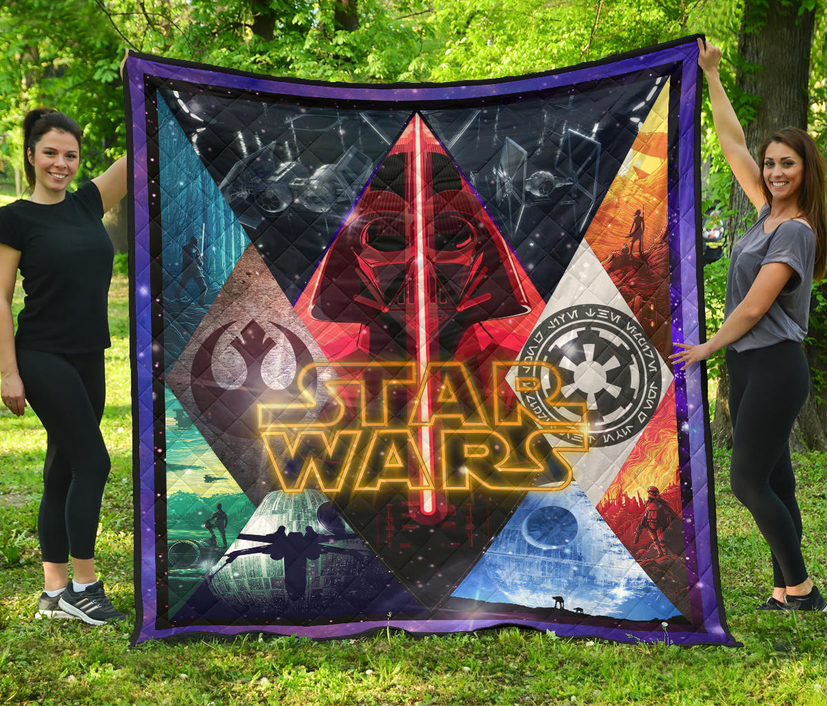 darth vader landscapes star wars premium quilt blanket movie home decor custom for fans 52zlo