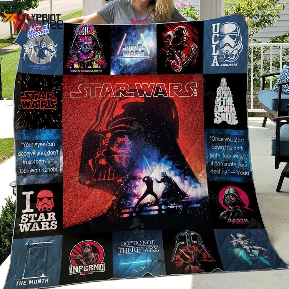 darth vader quilt blanket 1