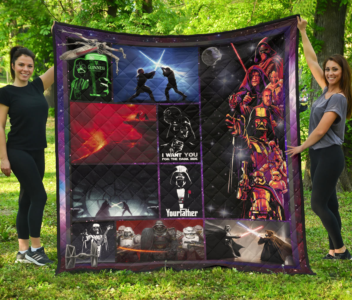 darth vader star wars premium quilt blanket movie home decor custom for fans vbtkf