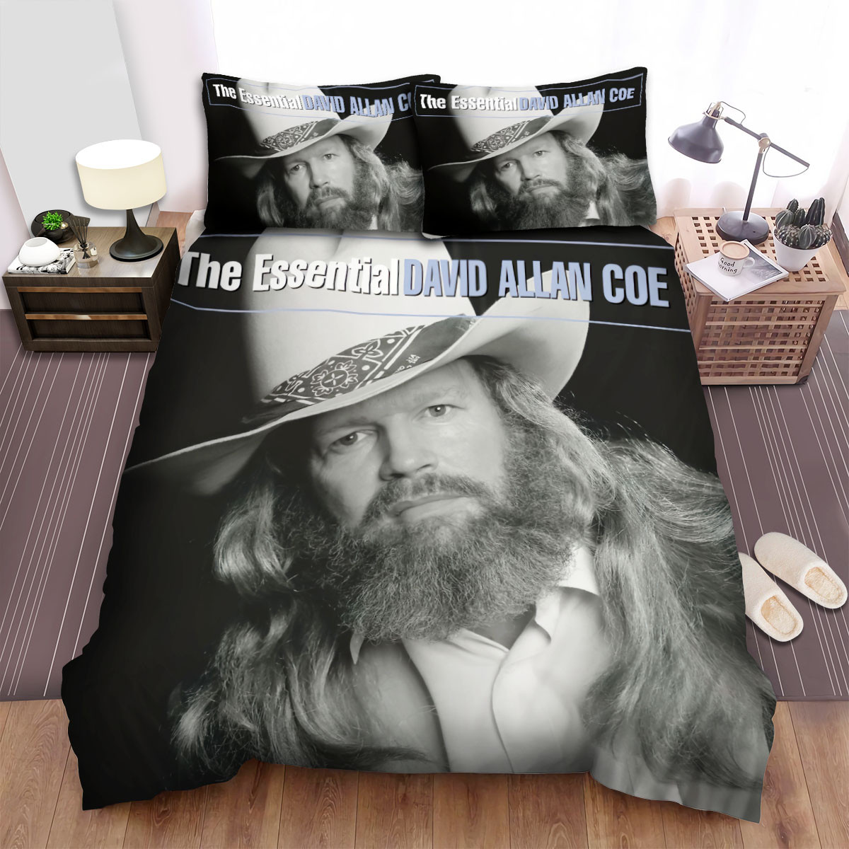 david allan coe the essential david allan coe album cover bed sheets spread comforter duvet cover bedding sets 1jdew