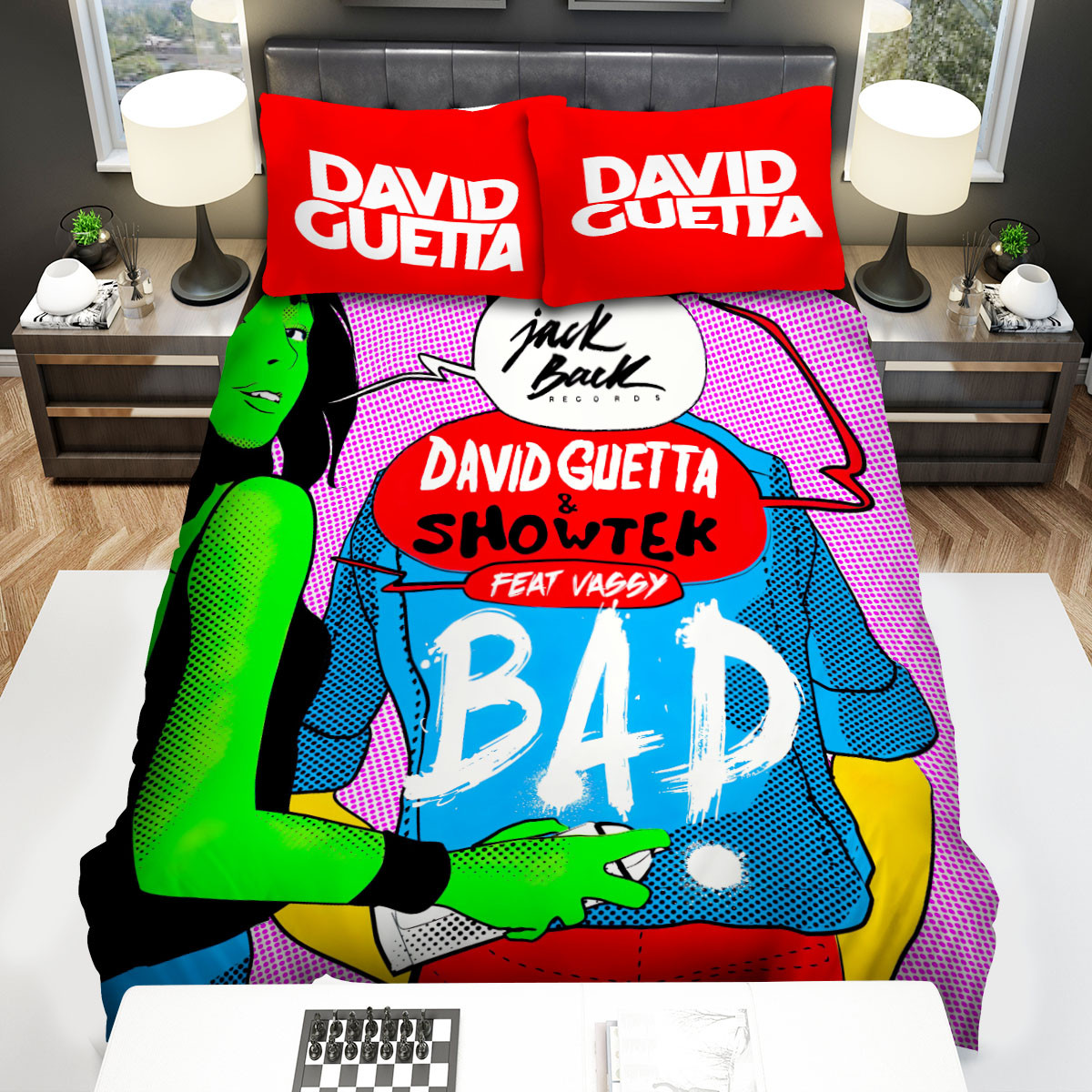 david guetta bad bed sheets spread comforter duvet cover bedding sets yfnrj