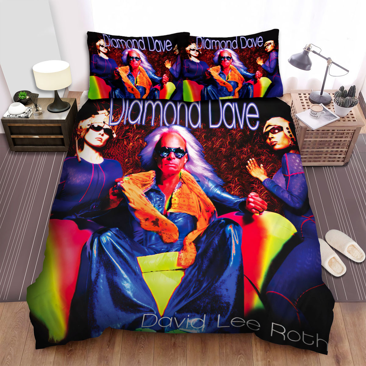 david lee roth diamond dave bed sheets spread comforter duvet cover bedding sets 725bw