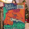 dead 26 company colorful concert poster grateful dead blanket kltck