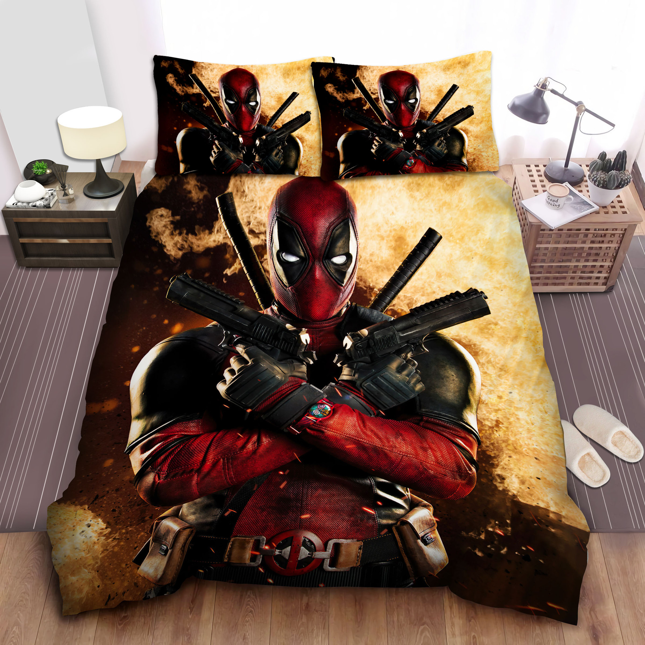 deadpool art duvet cover bedroom sets comfortable bedding sets n7uip