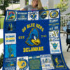 delaware blue hens 1 quilt blanket for fans home decor gift 1 3