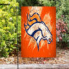 denver broncos emblem v7 double sided printing garden flag home decor gifts 1