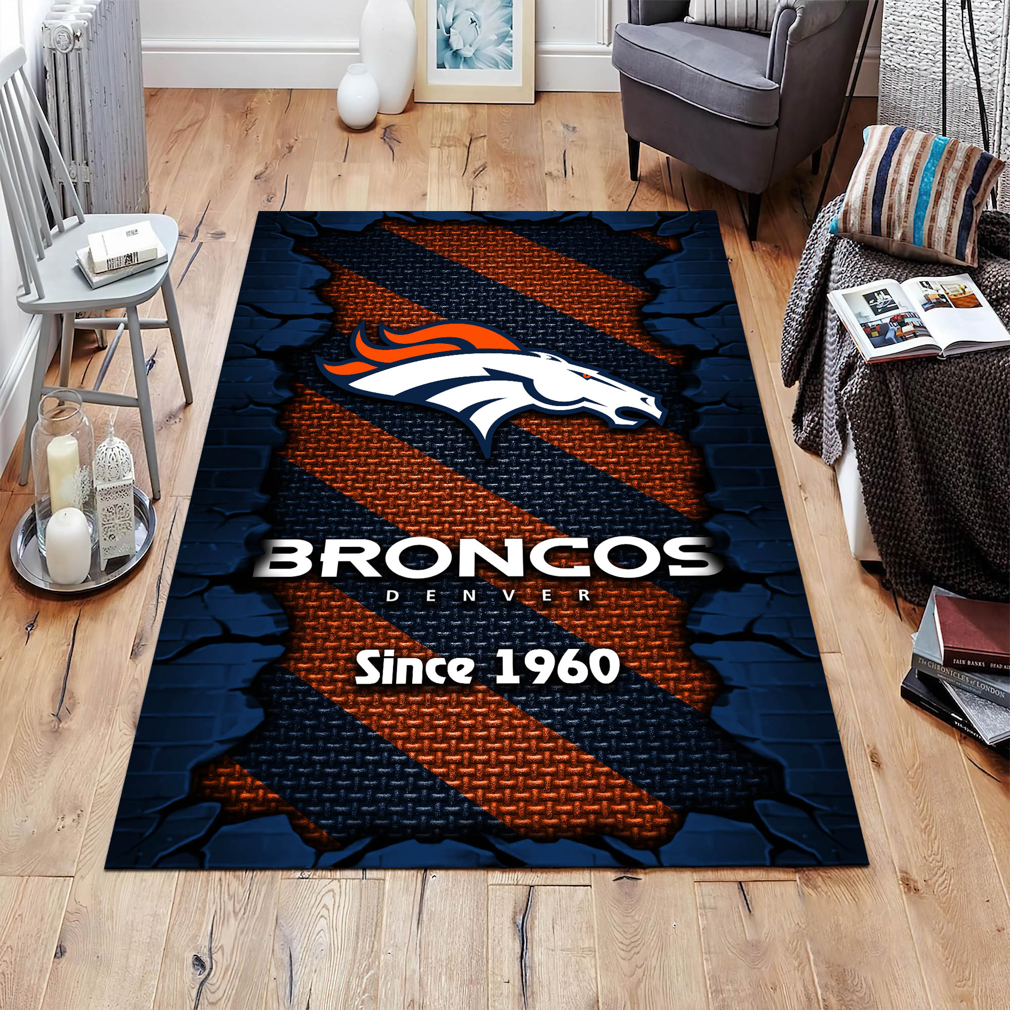 denver broncos living room rug football team living room rug football fan gifts ehivm 54132 dlshz