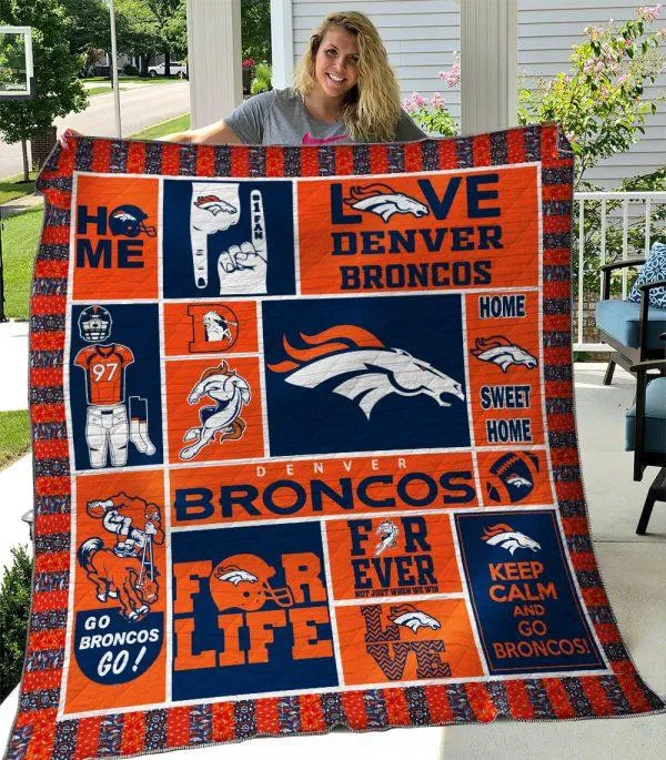 denver broncos premium quilt bg45 p36rz