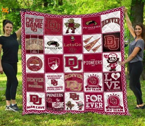 denver pioneers quilt blanket for fans home decor gift 1a 500x435 1