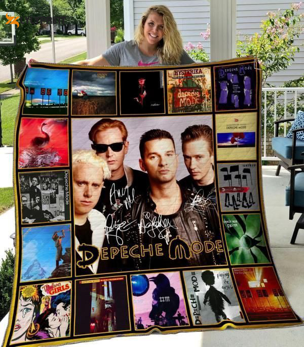 depeche mode 1 quilt blanket for fans home decor gift 2