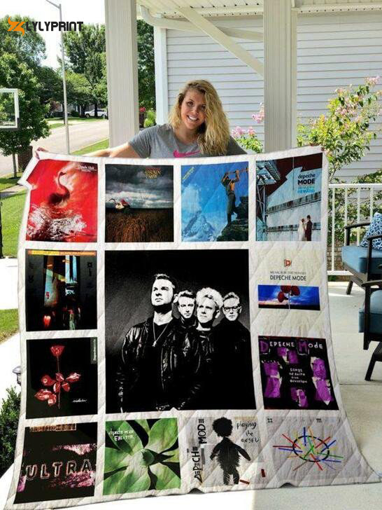 depeche mode 2 quilt blanket for fans home decor gift 2 1