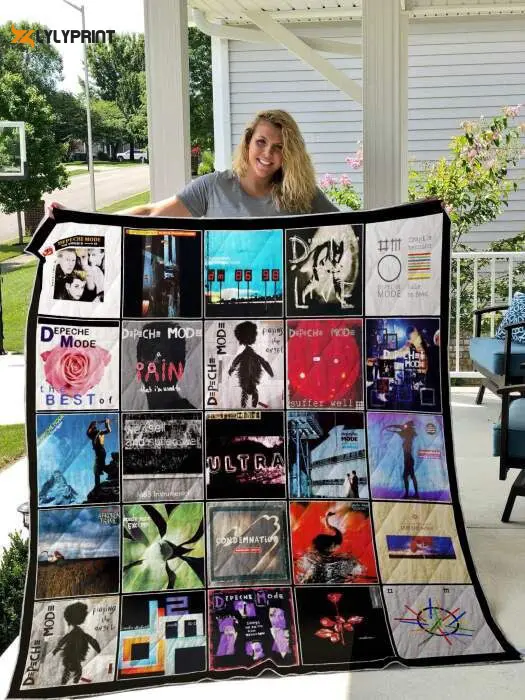 depeche mode quilt blanket 2