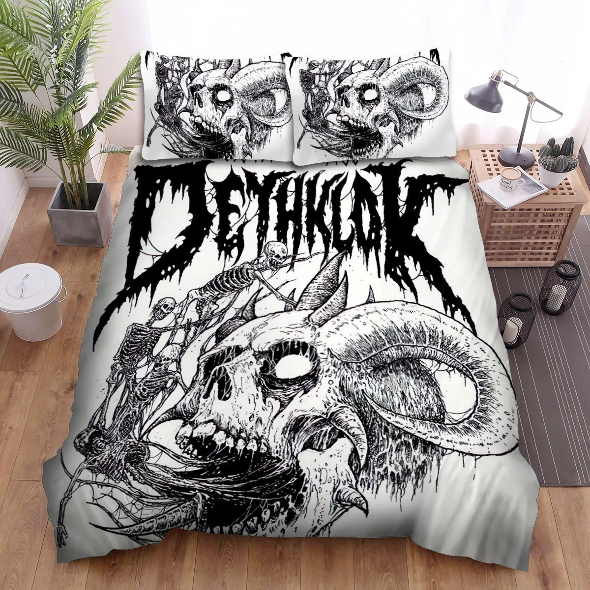 dethklok band intimidate bed sheets spread comforter duvet cover bedding sets 56gh7
