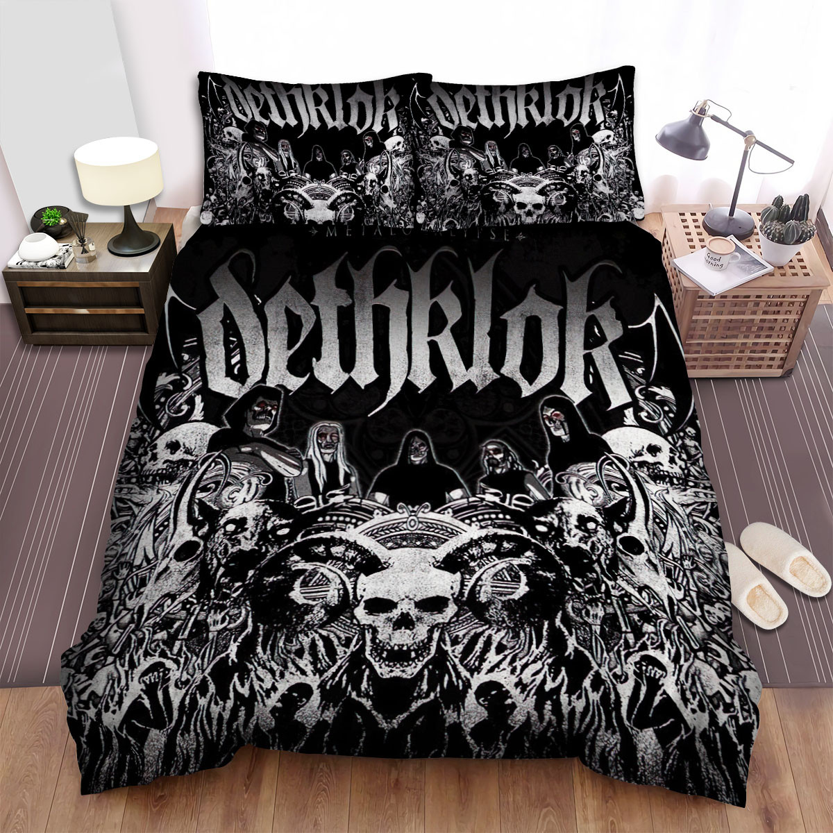 dethklok band many ghosts bed sheets spread comforter duvet cover bedding sets lfxa7