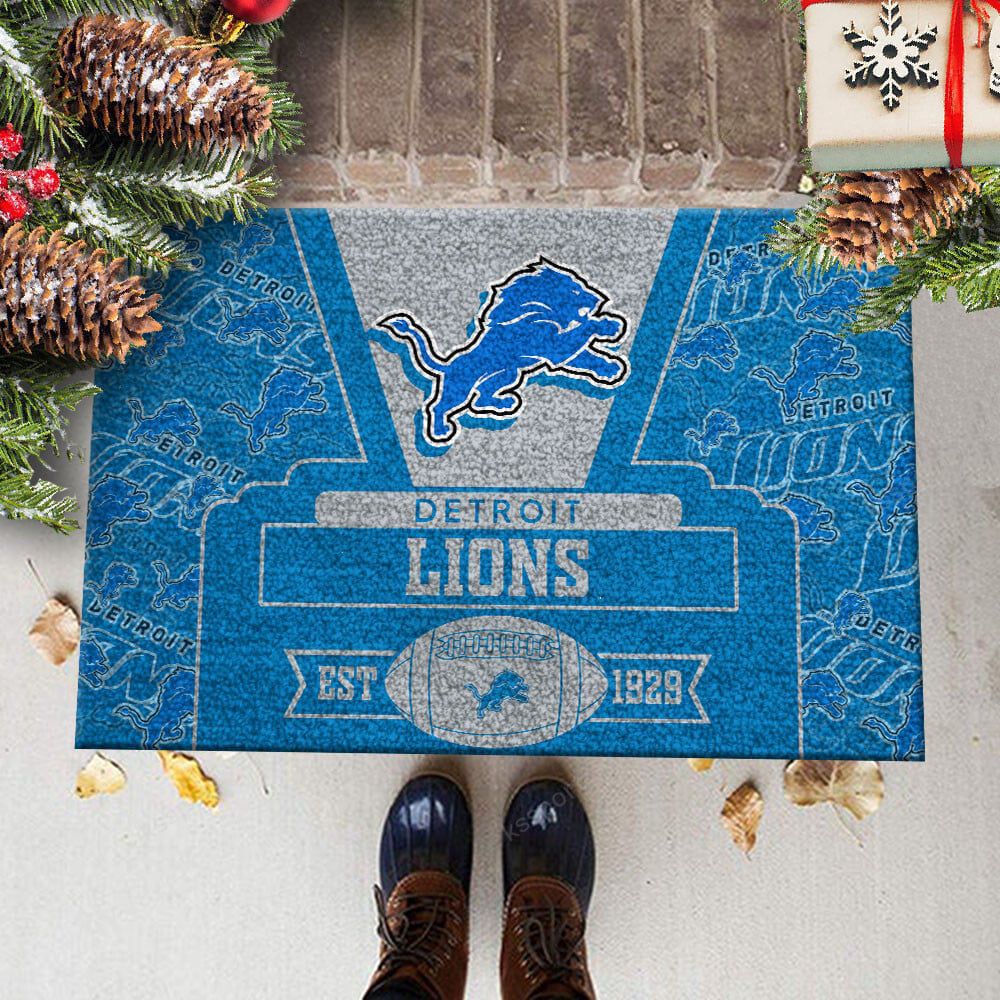 detroit lions doormat bg164