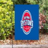 detroit pistons blue double sided printing garden flag home decor gifts 1