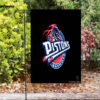 detroit pistons horse black double sided printing garden flag home decor gifts