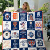 detroit tigers 1 quilt blanket for fans home decor gift 1