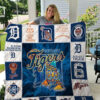 detroit tigers 4quilt blanket for fans home decor gift 1