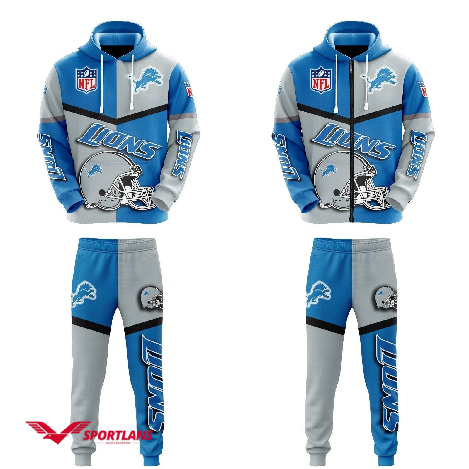 detroit lions nfl personalized combo hoodie2C zip hoodie and joggers for nfl fans tmhj22011011 oe5uxirdrx