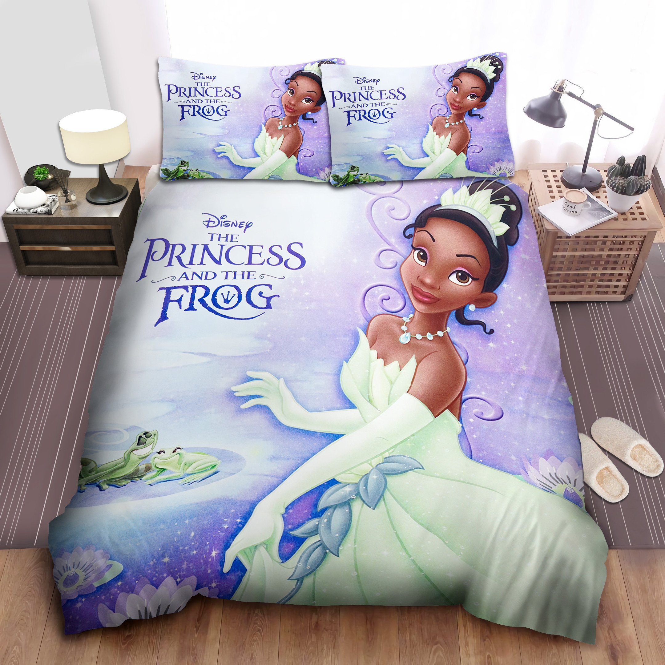 disney princess tiana bedding sets duvet cover comforter bed sheet spread 5oeno