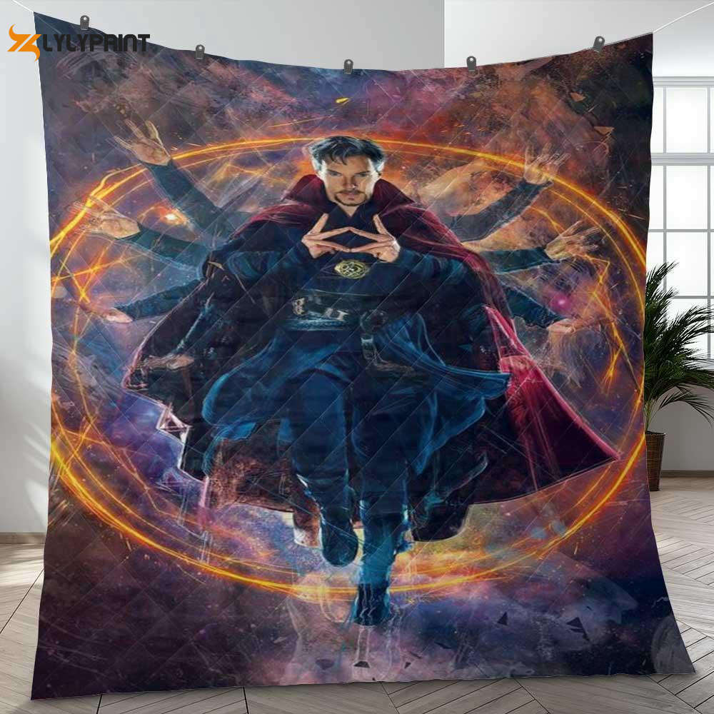 doctor strange marvel avengers comics change gifts lover quilt blanket doctor strange marvel avengers comics quilt blanket