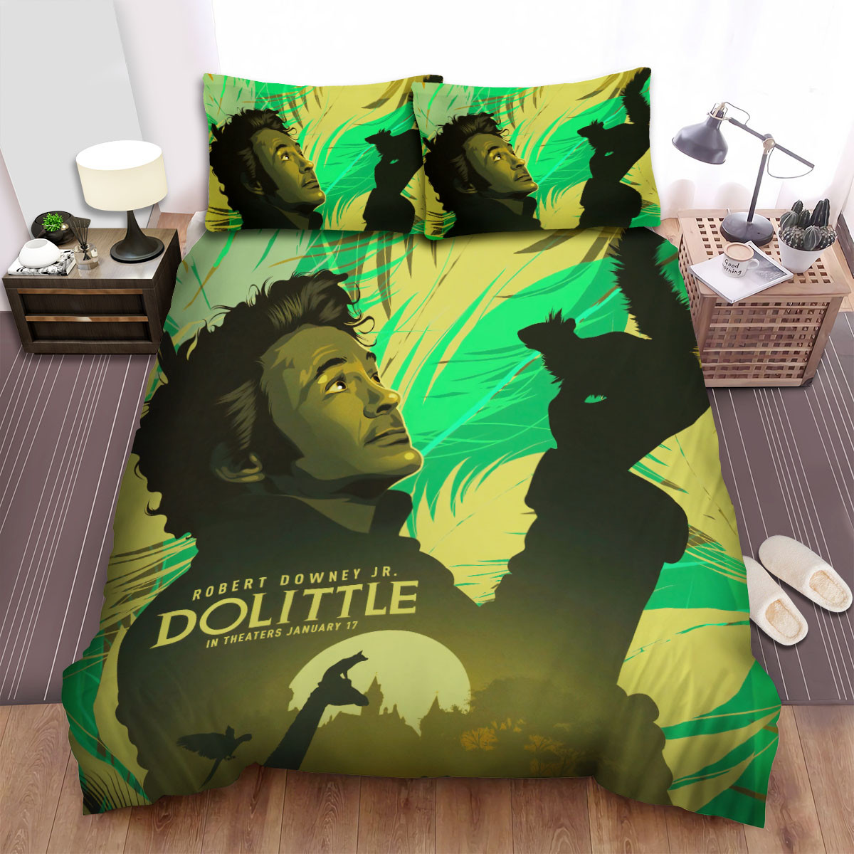 dolittle movie poster art bed sheets spread comforter duvet cover bedding sets qamix