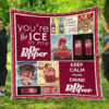 dr peeper quilt blanket funny gift for soft drink lover b8utb