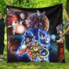 dragon ball anime db main characters super saiyan in universe premium quilt blanket rmn8z