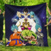 dragon ball anime db super saiyan characters broly goku premium quilt blanke l2j9n