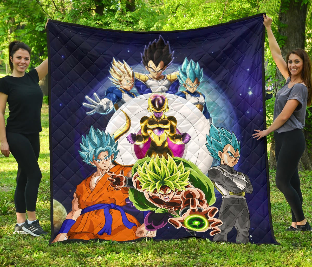 dragon ball anime db super saiyan characters broly goku premium quilt blanke l2j9n