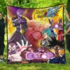 dragon ball anime db text main characters orange balls premium quilt blanke kjgkp