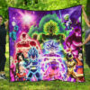 dragon ball anime premium quilt db full characters powerful burst limit quilt blanket 093io