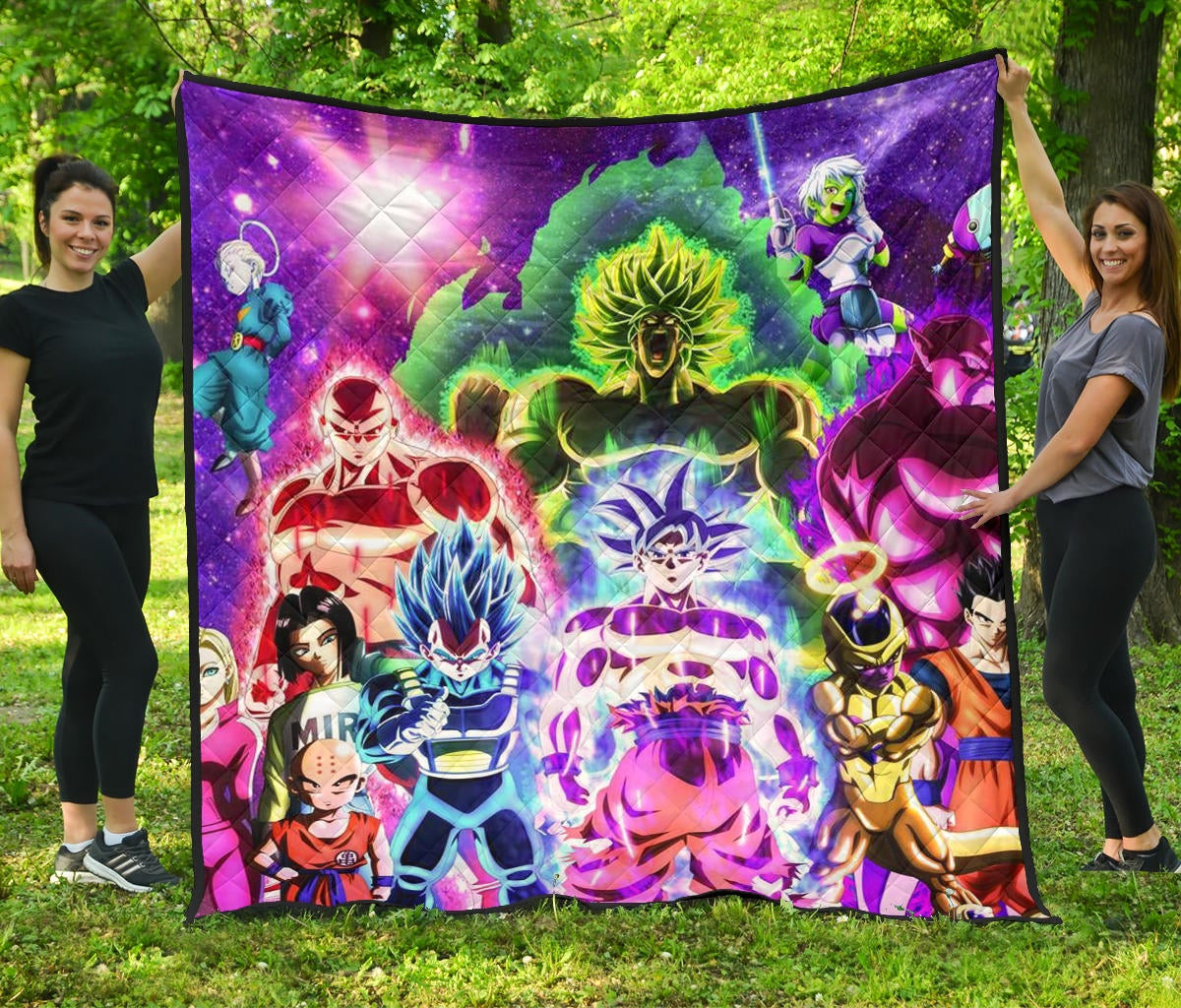 dragon ball anime premium quilt db full characters powerful burst limit quilt blanket 093io