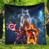 dragon ball anime premium quilt db goku jiren toppo power burst limit blue explosion quilt blanket pncpm