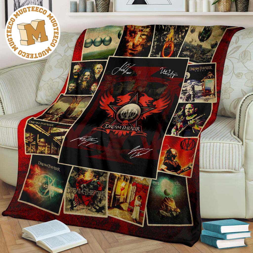 dream theater fleece blanket rock band fan gift idea xqbqk